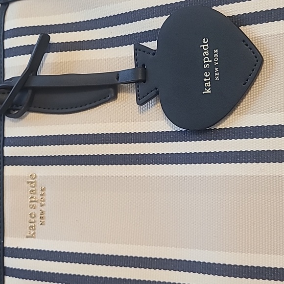 Kate Spade Market Striped Canvas Medium Tote - Picture 4 of 10